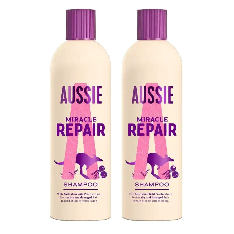 Aussie Repair Miracle Shampoo, Packung 2 x 300 ml