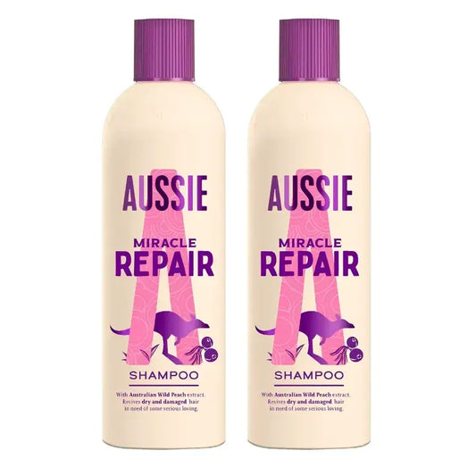 Aussie Repair Miracle Shampoo, Packung 2 x 300 ml