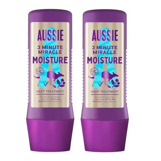 Aussie 3 Minutes Miracle Hydration Sos Mask, Packung 2 x 225 ml