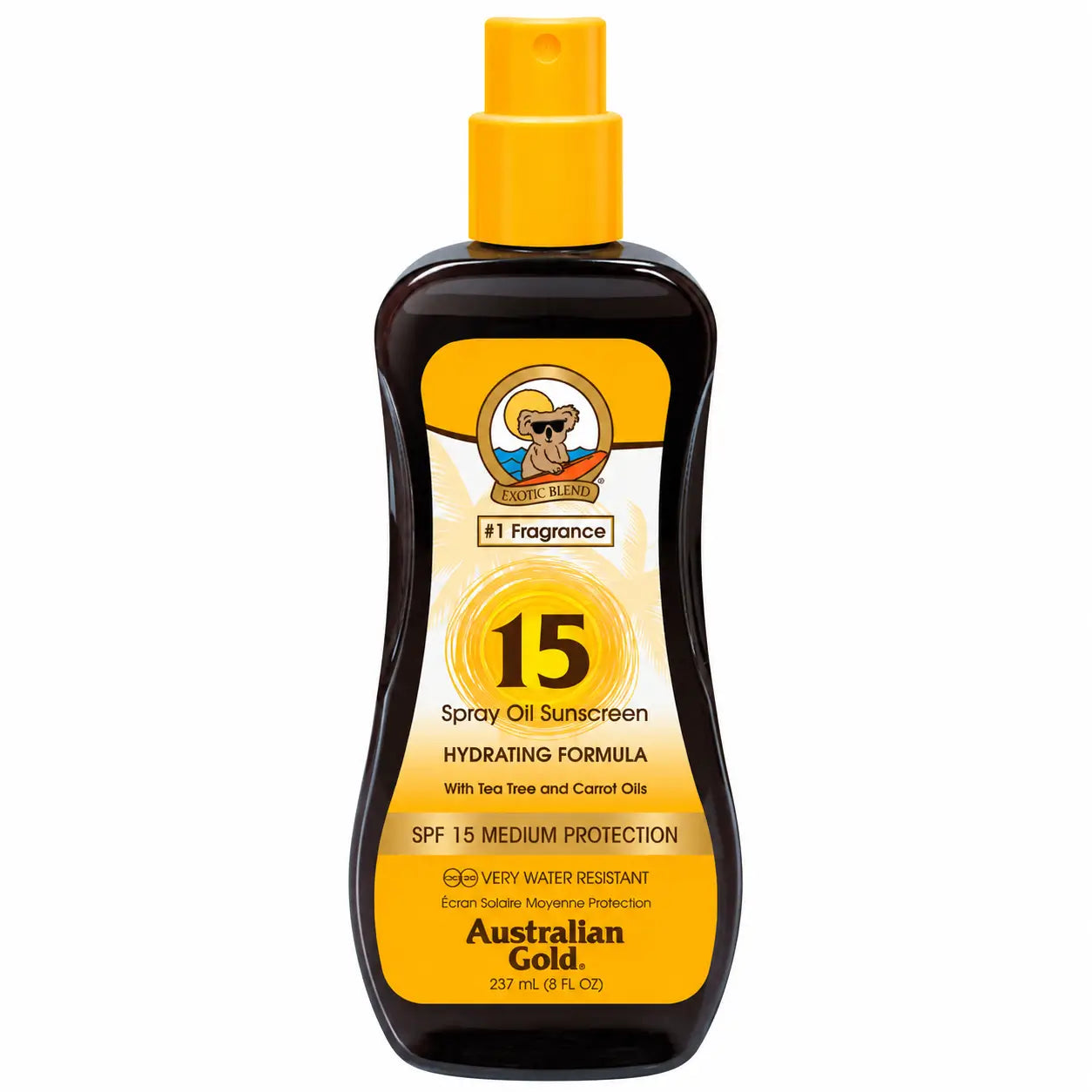 Australisches Gold Bronc.Oil Spray Spf-15, 237 ml