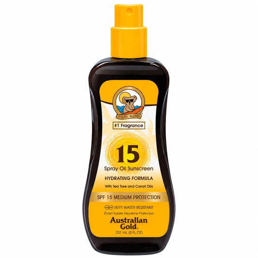 Australisches Gold Bronc.Oil Spray Spf-15, 237 ml