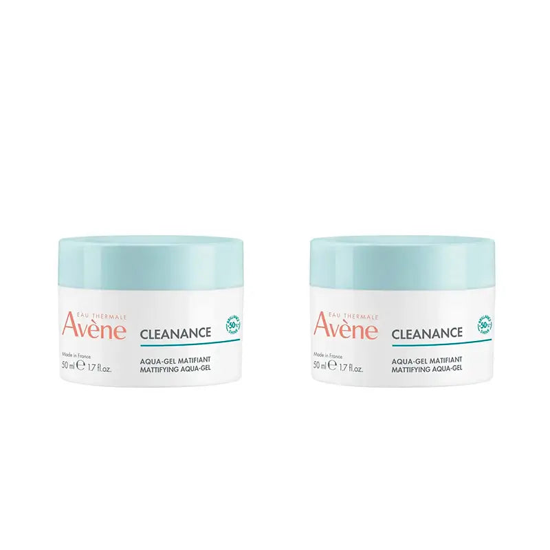 Avène Cleanance Aqua Matifying Gel, 2X50 Ml