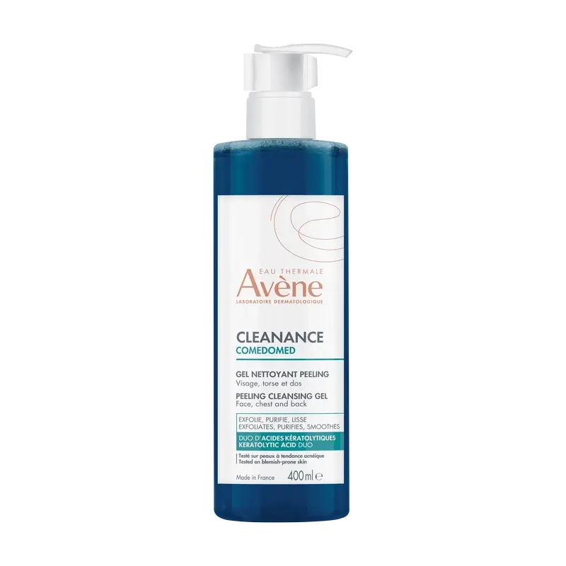 Avène Cleanance Comedomed Exfoliating Cleansing Gel, 400 ml