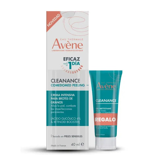 Avène Cleanance Comedomed Peeling 40 Ml + Cleanance Reinigungsgel 15 Ml