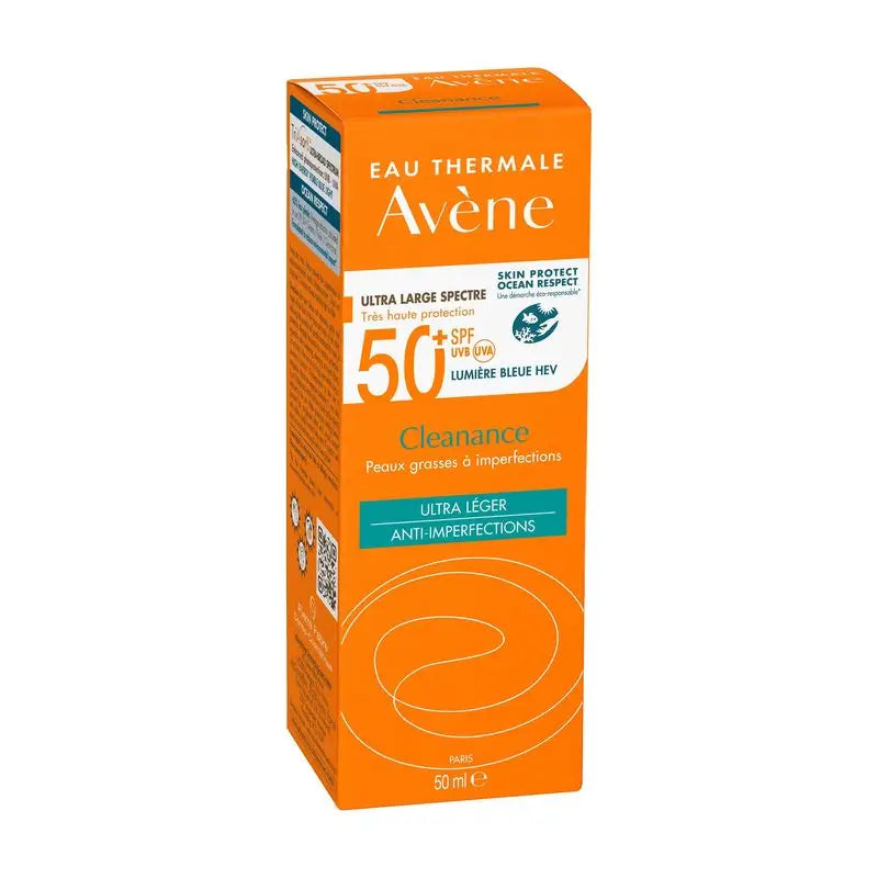 Avène Cleanance Solar SPF 50+, fettige Haut, 50 ml