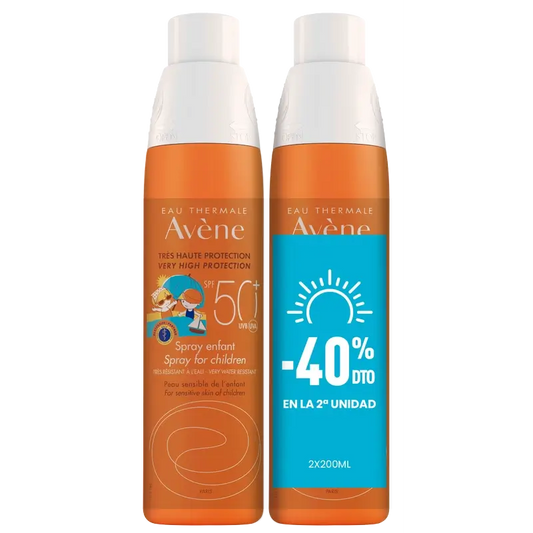 Avène Eau Thermale Spray Kinder Spf 50+ Packung 2 X 200 Ml