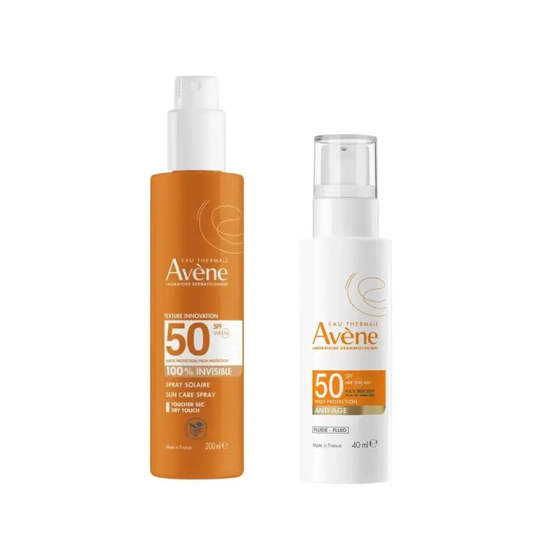 Avène Expert Anti-Ageing Spf50 40 Ml + Unsichtbares Spray Spf 50 200 Ml