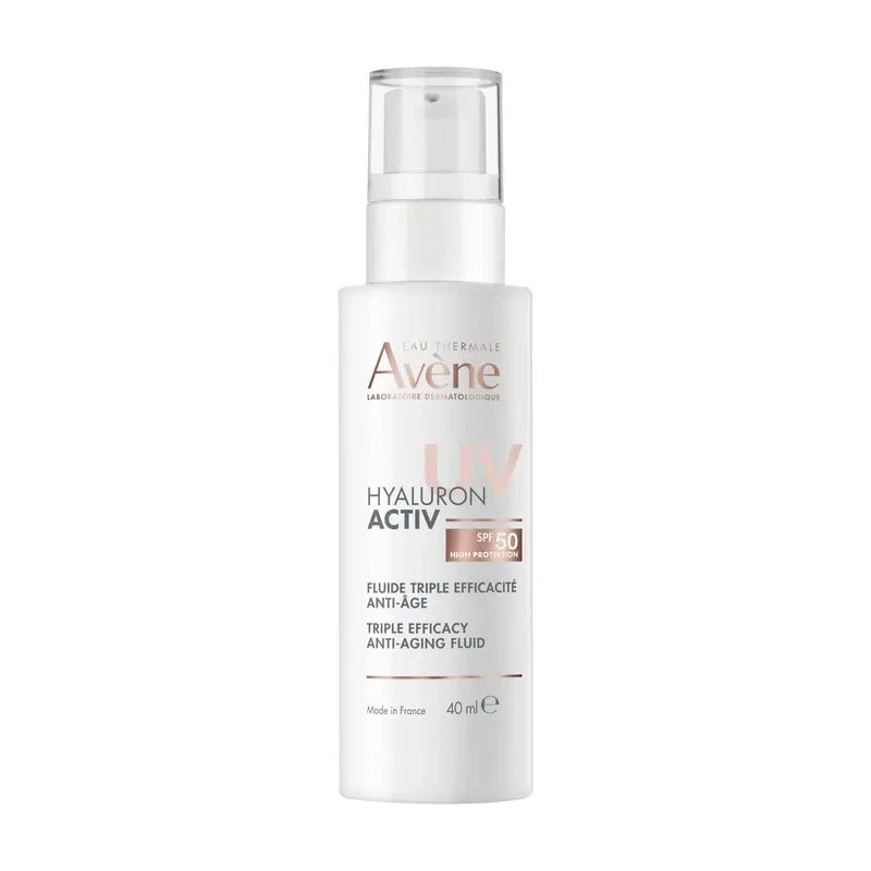 Avène Hyaluron Uv Anti-Ageing Dreifach-Wirkung Fluid Spf50, 40 ml