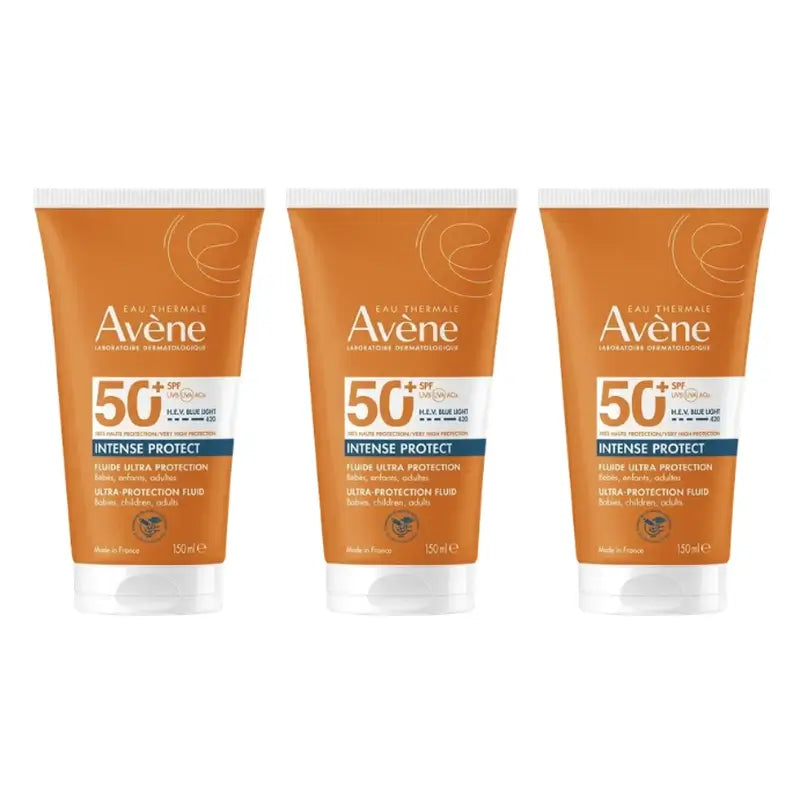 Avène Intense Protect Spf 50+, 3 x 150 ml