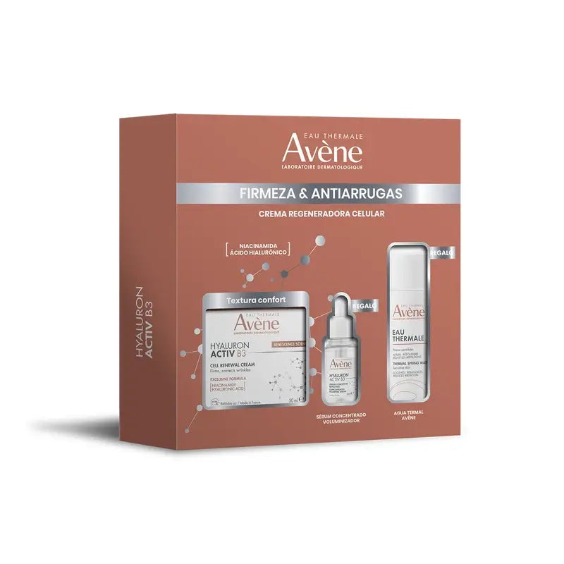 Avène Hyaluron Activ B3 Regenerierende Creme 50 ml + Gratis-Serum 10 ml und Thermalwasser 50 ml