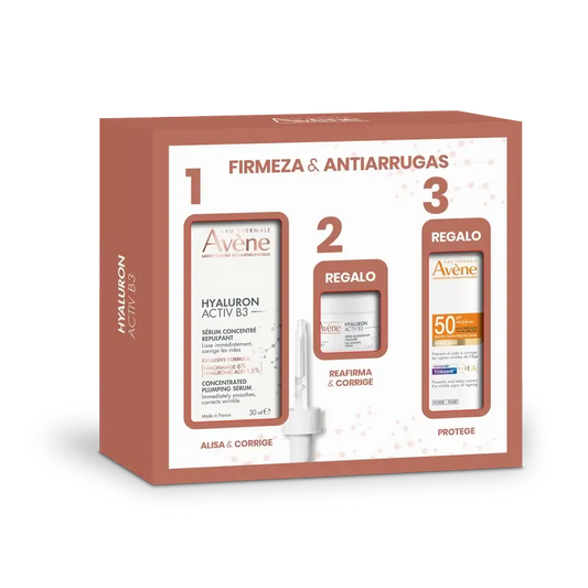 Avène Pack Hyaluron Activ B3 Serum 30 Ml + Hyaluron Activ B3 7 Ml + Anti-Ageing Sun Fluid Spf50 5 Ml