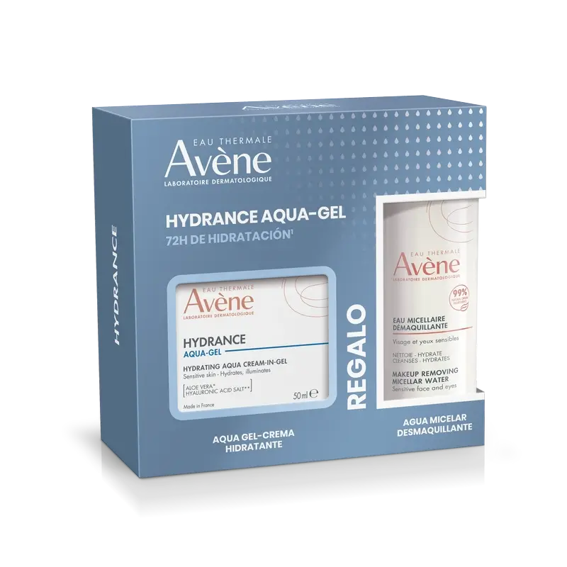 Avene Pack Hydrance Aqua Gel 50Ml + Micellar Water 100Ml Gratis Geschenk