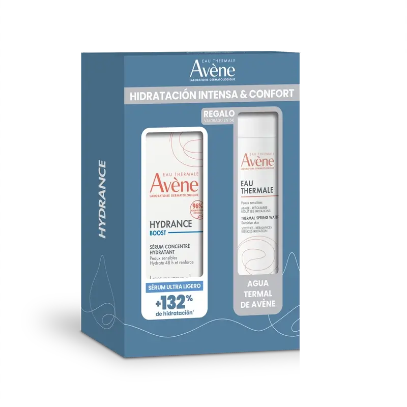 Avène Pack Hydrance Boost Feuchtigkeitsspendendes Serum-Konzentrat 30 ml + kostenloses Avène Thermalwasser 50 ml