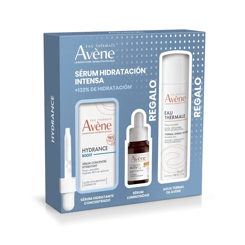 Avene Pack Hydrance Serum 30 Ml + Mini Serum Vt Cg + Thermalwasser 50 Ml Kostenloses Geschenk