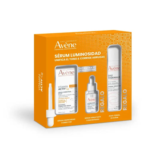 Avene Pack Vitamin Cg Serum 30 ml+Hydrance Serum 10 ml+Thermalwasser 50 ml