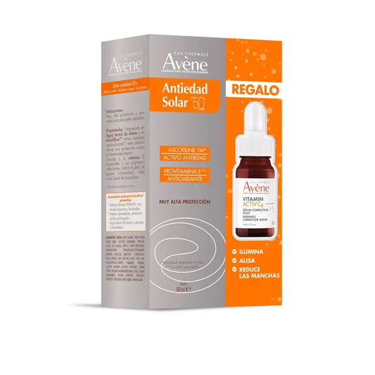 Avène Anti-Ageing Sun Pack + Vitamin C Mini-Serum 10 Ml