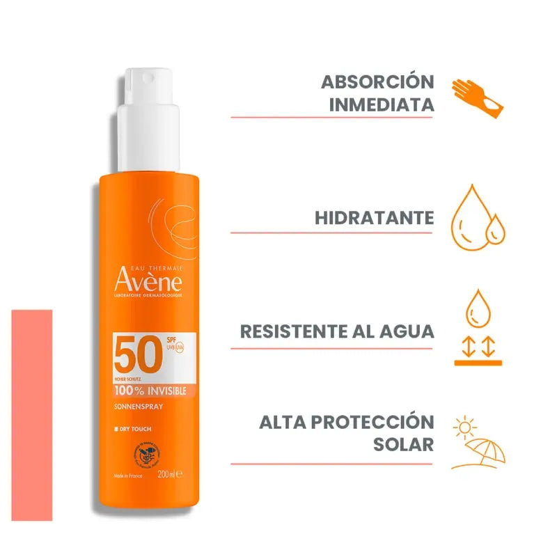 Avène Sonnenspray Empfindliche Haut SPF 50+ 200 ml