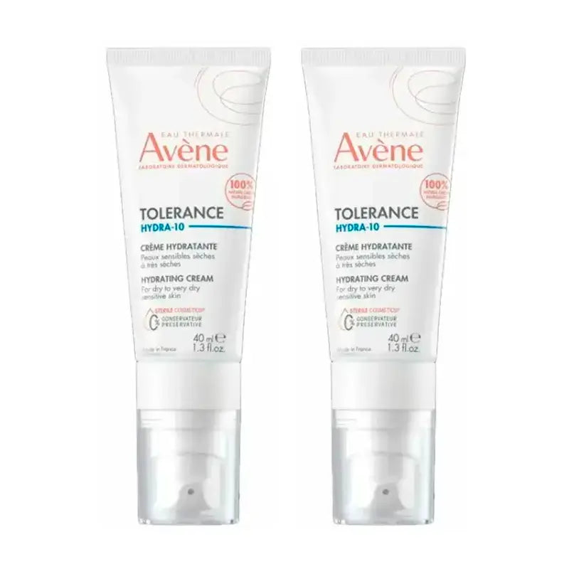Avène Tolerance Hydra-10 Feuchtigkeitscreme, Packung 2 x 40 ml