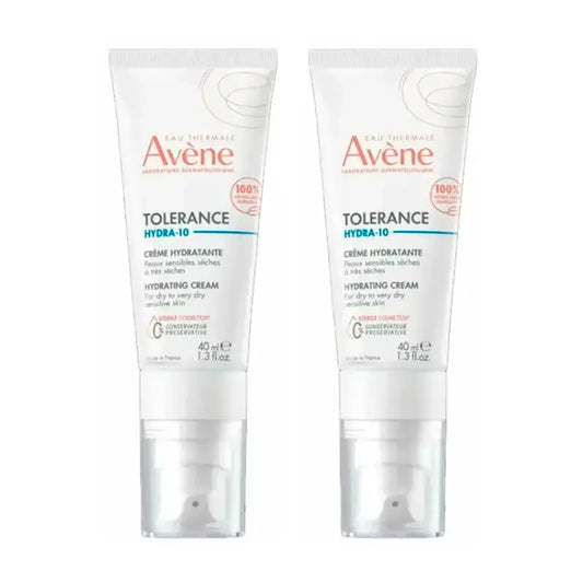 Avène Tolerance Hydra-10 Feuchtigkeitscreme, Packung 2 x 40 ml