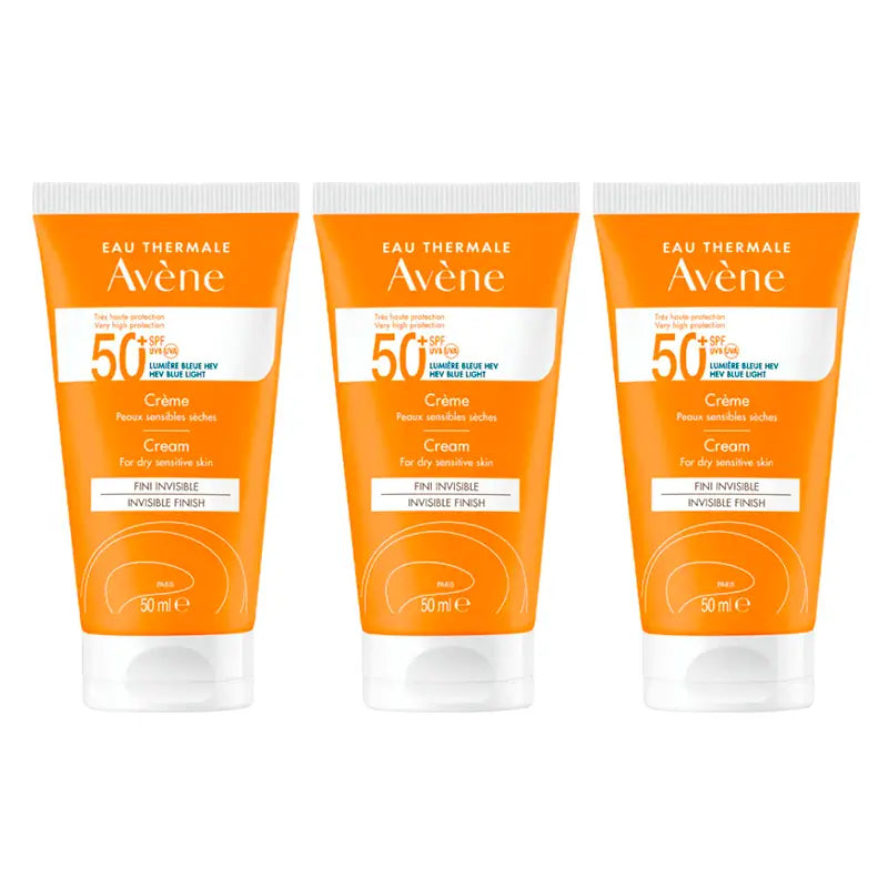 Avène Sonnencreme Spf 50+, 3 x 50 ml
