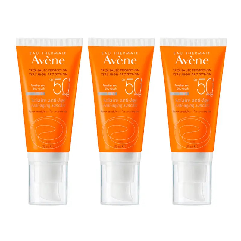 Avène Anti-Ageing Sun Cream Spf 50+, 3 x 50 ml