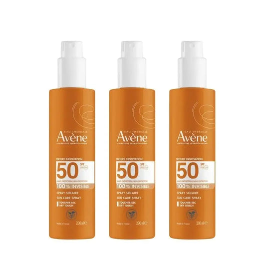 Avène Sonnenspray für empfindliche Haut Spf 50+, 3 x 200 ml