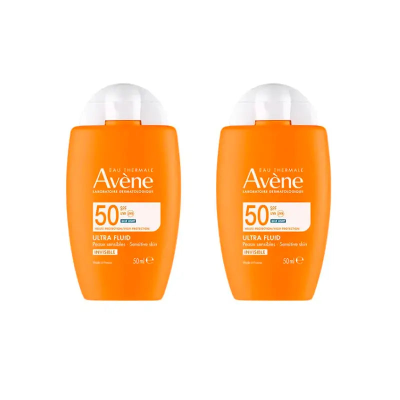 Avène Ultra Unsichtbares Fluid Spf50, 2X50 Ml