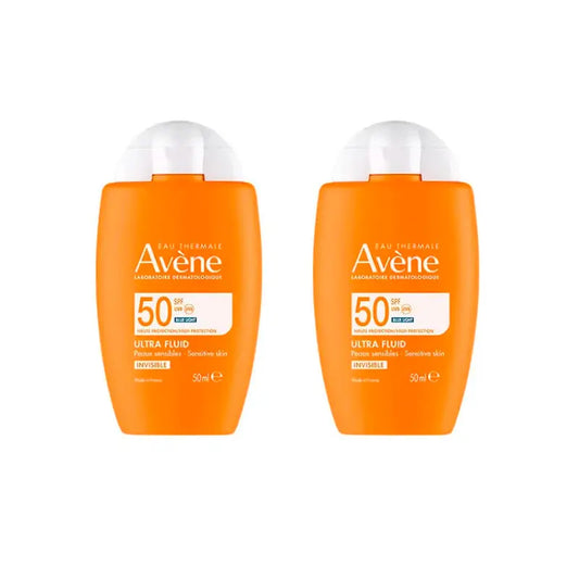 Avène Ultra Unsichtbares Fluid Spf50, 2X50 Ml