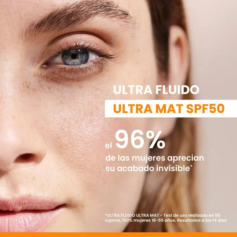 Avène Ultra Fluid Ultra Matte Spf50+, 50 ml