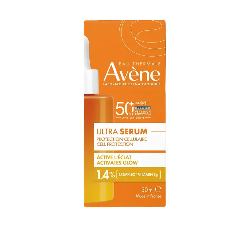 Avène Ultra Serum Spf50+ Aktiviert die Ausstrahlung, 30 ml