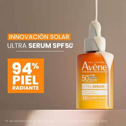Avène Ultra Serum Spf50+ Aktiviert die Ausstrahlung, 30 ml