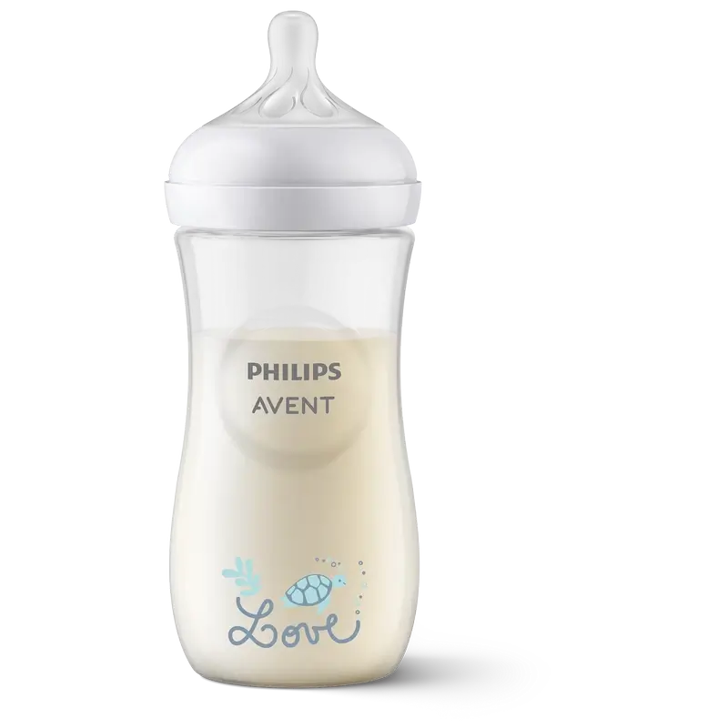 Avent Avent Natural Response Babyflasche Schildkröte, 300Ml