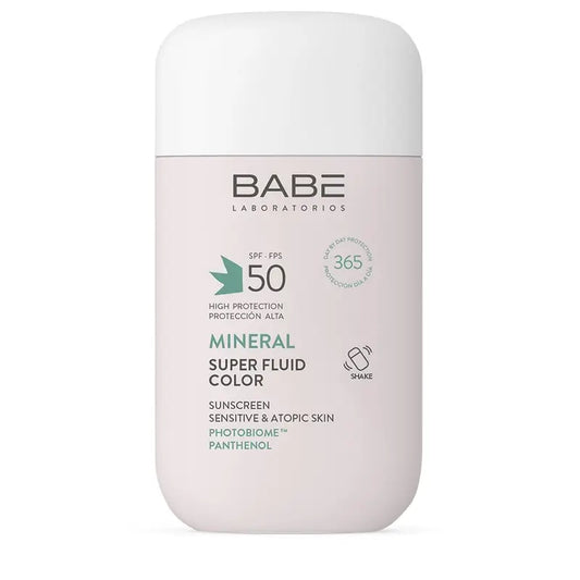 Babé Super Fluir Mineralfarben Fluid Spf50, 50 ml