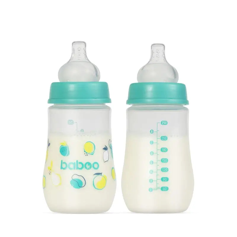 Baboo Trinkflasche Anti-Colic 3+ Monate Lagoon Fiesta, 250 ml
