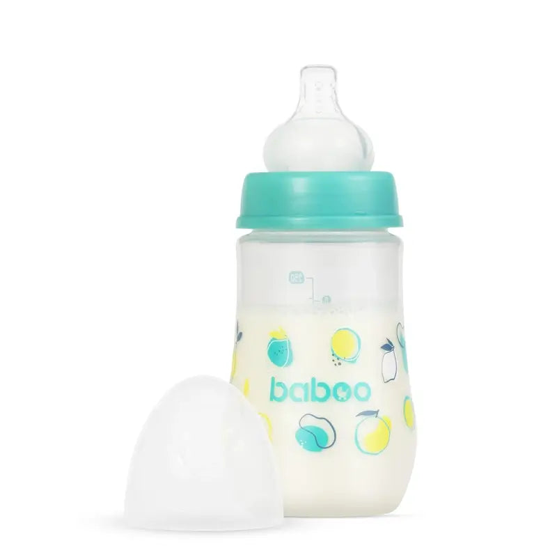 Baboo Trinkflasche Anti-Colic 3+ Monate Lagoon Fiesta, 250 ml