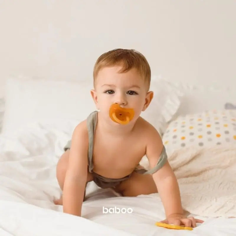 Baboo Rund Latex Schnuller, 0+ Monate