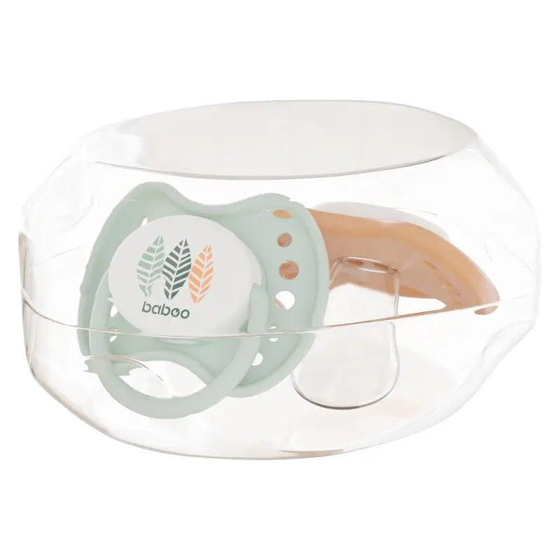 Baboo Calmy Anatomische Schnuller 0-6 Monate Peachy Keen, 2 Stück