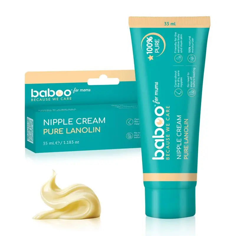 Baboo 100% reines Lanolin Brustwarzencreme, 35 ml