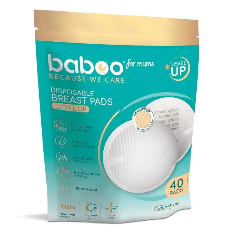 Baboo Absorbierende Einwegpads, 40 Stück.