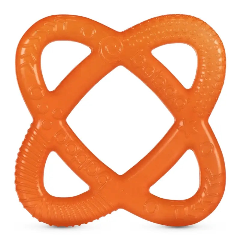 Baboo Beißring Wasser gefüllte Kugel Beißring Orange, 4+ Monate, 1 Stk.