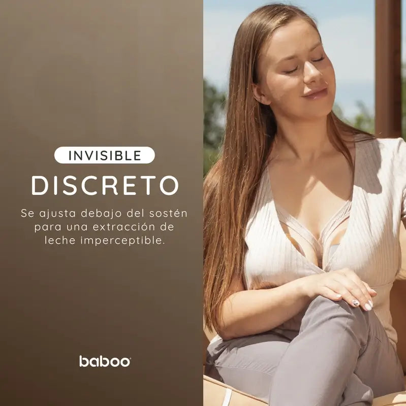 Baboo Elektrische Milchpumpe Portable Handsfree Double, 2 Stück
