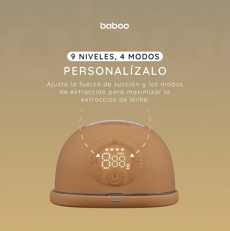 Baboo Elektrische Milchpumpe Portable Handsfree Double, 2 Stück