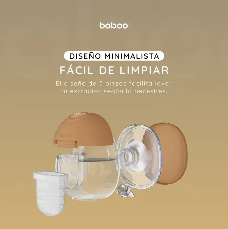 Baboo Elektrische Milchpumpe Portable Handsfree Double, 2 Stück
