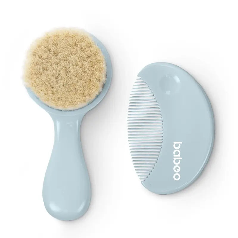 Baboo Naturborsten Bürste & Kamm Set 0+ Monate, 2 Stück