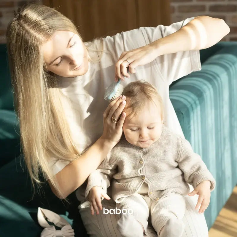Baboo Naturborsten Bürste & Kamm Set 0+ Monate, 2 Stück