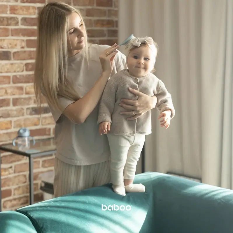 Baboo Naturborsten Bürste & Kamm Set 0+ Monate, 2 Stück