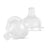 Baboo Medium Flow Weithals Anti-Colic-Sauger, 3+ Monate, 2 Stück