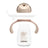 Baboo Au Naturale Silikon Lerntasse mit Strohhalm 9+ Monate, 260 ml