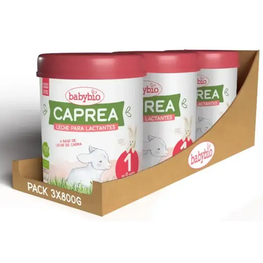 Babybio Caprea 1 Ziegenmilch 0-6 Monate, Packung 3 x 800 g
