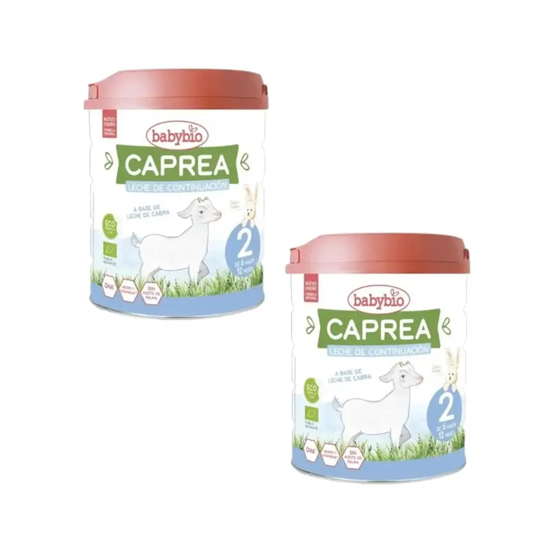 Babybio Caprea 2 Ziegenmilch 6-12 Monate, Packung 2 x 800 g